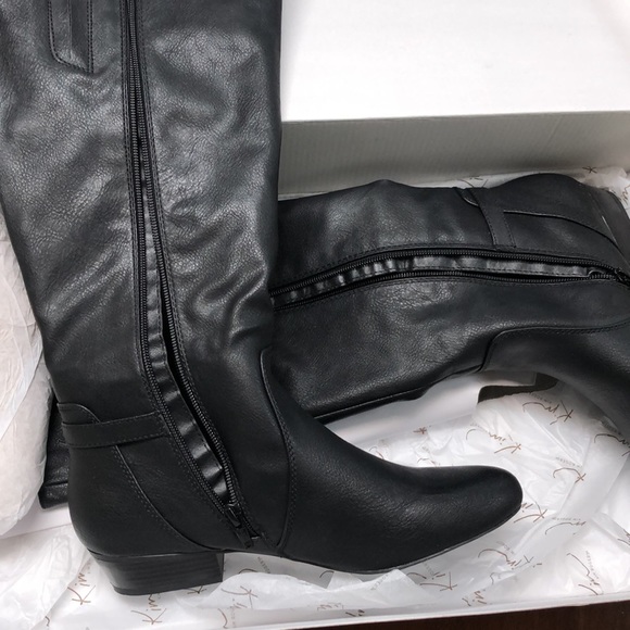 BRAND NEW Kim Rogers Black boots - Picture 3 of 4